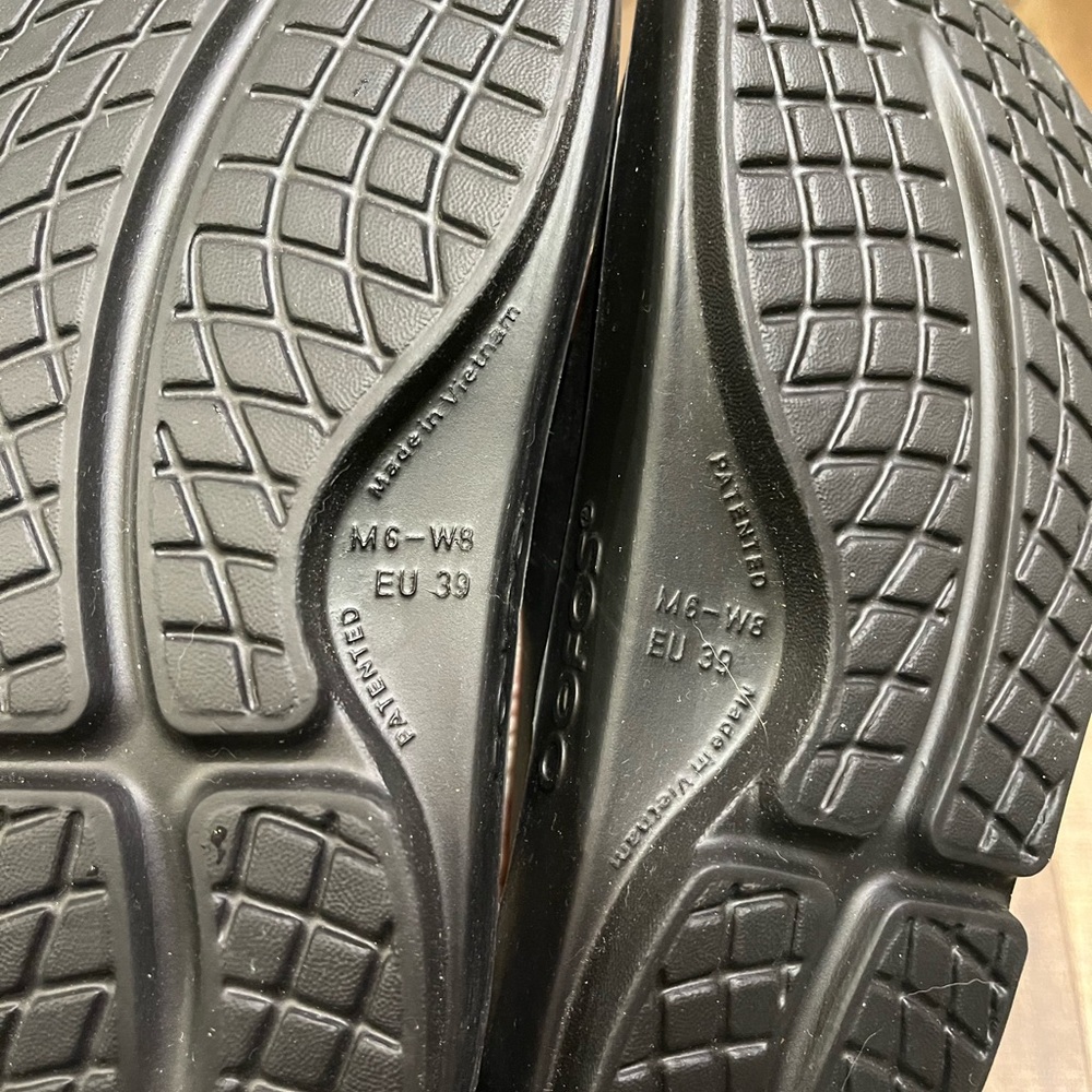 NWT’s Oofos OOahh Black Double-Strap Slide Sandals, Women’s size 8, men’s 6 - Picture 5 of 5